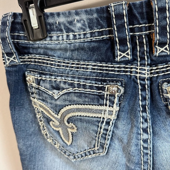 Rock Revival Bootcut Raizel Denim Jeans Size 26 - Picture 10 of 14